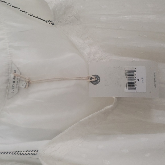 Gauzy, chiffon, off the shoulders blouse. - Picture 5 of 7